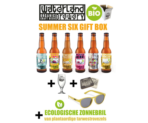 Summer Six Gift Box (6 bieren + glas) - Waterland Brewery
