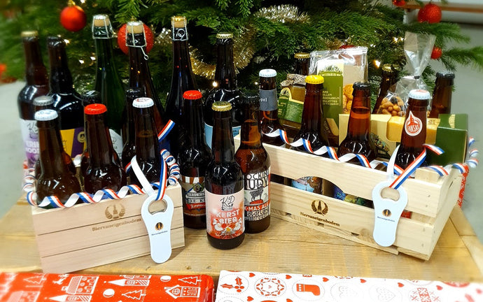 Relatiegeschenk / kerstpakket bier- en borrelpakket