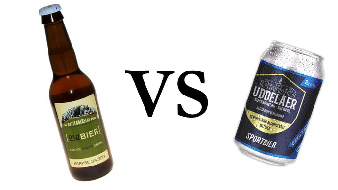 Waarom worden bieren in blik of in fles afgevuld? - Fles vs Blik
