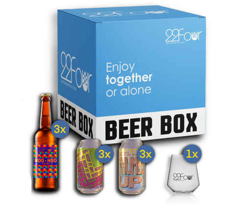 Full Experience Box (9 bieren + glas) - Brewery 22Four