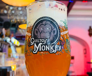 Giftbox (5 Bieren + Glas) - Guilty Monkey
