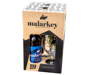 Giftpack 3 bieren + glas - Malarkey Beer