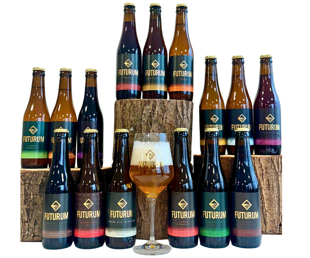 bierpakket met glas futurum