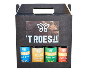Geschenkverpakking 4 bieren - 't Roesje