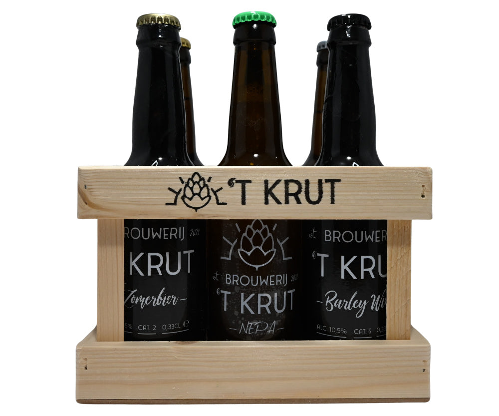 Bierkrat 6 bieren - Brouwerij 't Krut
