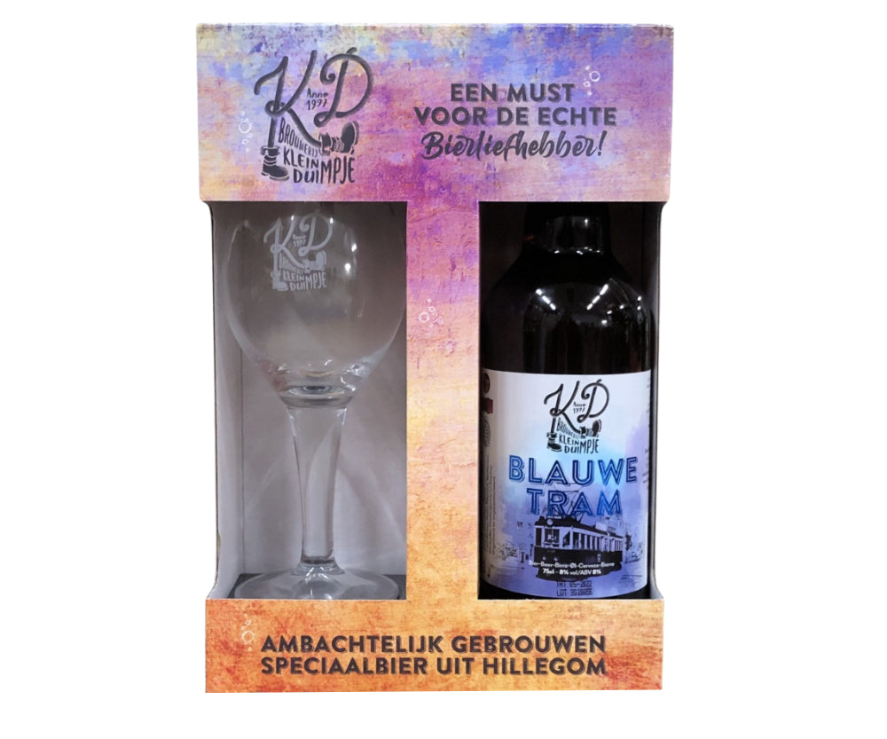 Blauwe Tram 75cl + Bierglas - Brouwerij Klein Duimpje