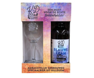 grote bierfles met glas cadeau klein duimpje