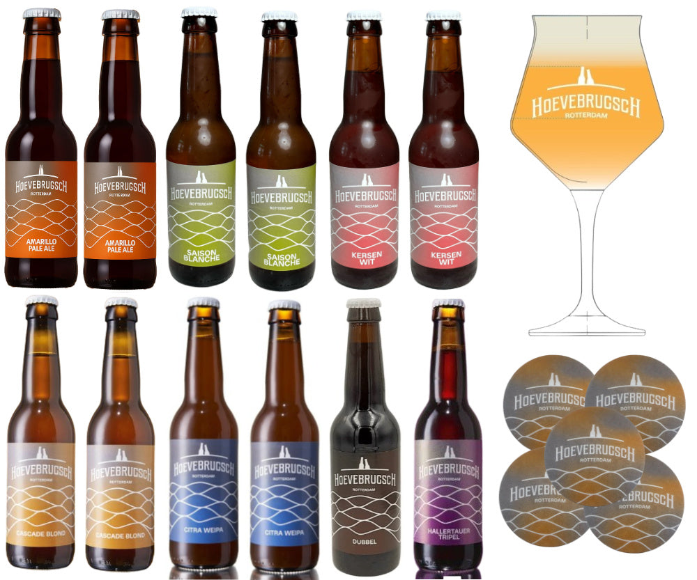 bierpakket hoevebrugsch met bierglas