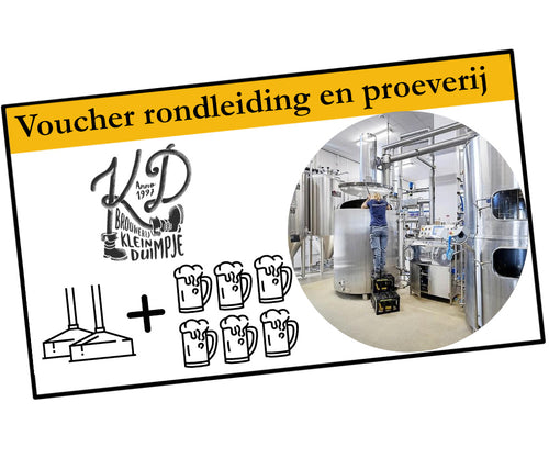 Rondleiding + Bierproeverij (prijs p.p.) - Brouwerij Klein Duimpje