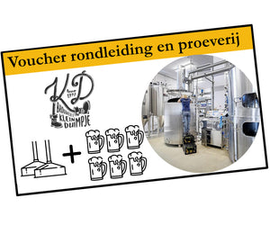 Rondleiding + Bierproeverij (prijs p.p.) - Brouwerij Klein Duimpje