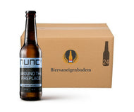 nunc craft beer around the fireplace