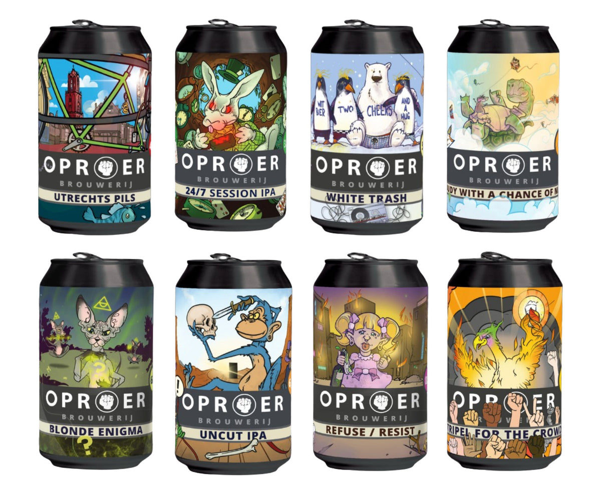 Core Range Pakket (8 bieren) - Oproer Brouwerij