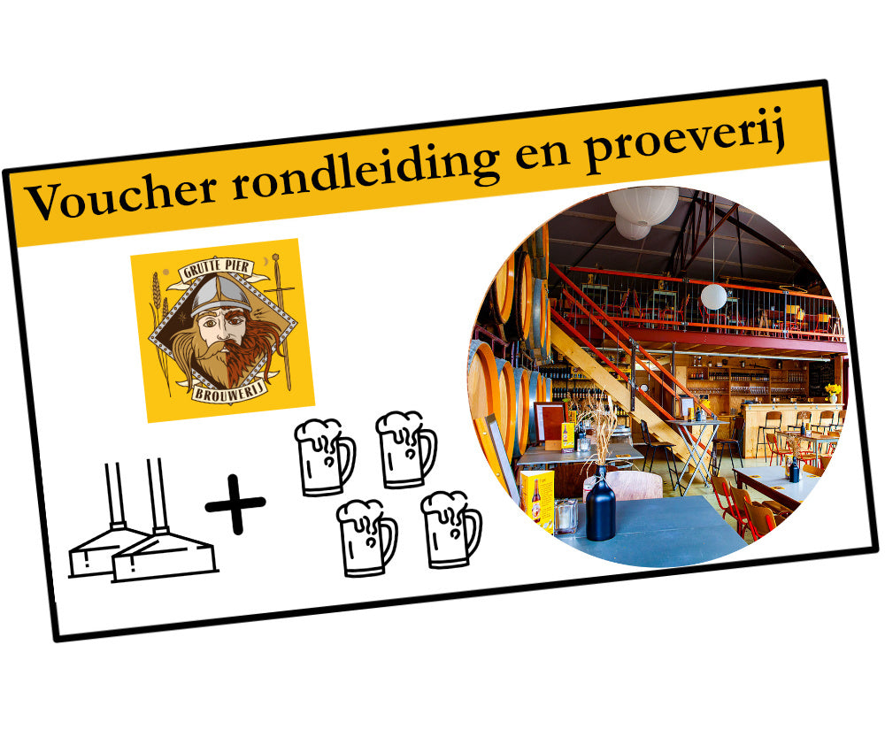 Bierproeverij 'Proefzwaard' 4 bieren (prijs p.p.) - Grutte Pier