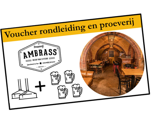 Bierproeverij 4 bieren met brood (prijs p.p.) - Brouwerij Ambrass