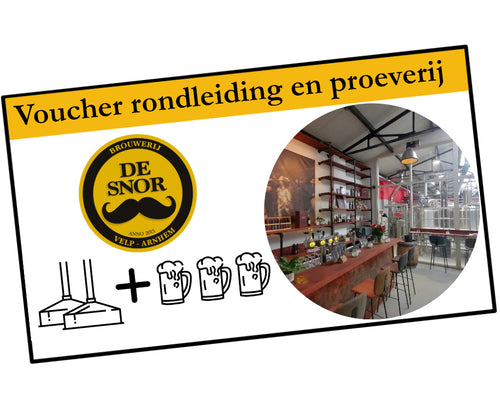 Rondleiding + Bierproeverij (prijs p.p.) - Brouwerij De Snor
