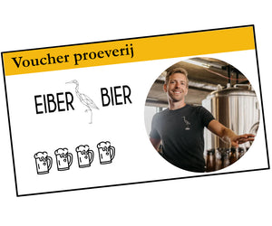 Bierproeverij voucher p.p. - Eiber Bier