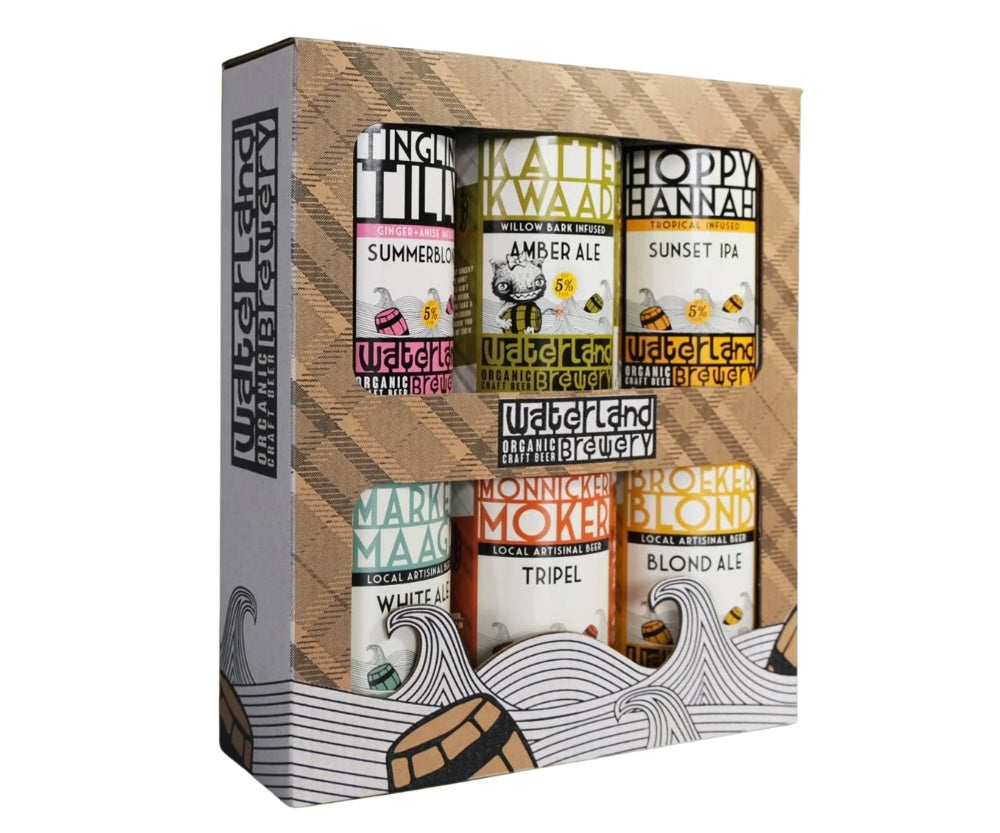 Giftbox 6-pack met viltjes - Waterland Brewery