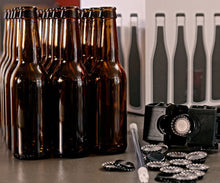 Afbeelding in Gallery-weergave laden, Complete flessenset (15 flessen + kroonkurken + capper) - Brouwbroeders