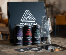 Afbeelding in Gallery-weergave laden, Great Minds Trifecta (3 bieren + glas) - Frontaal Brewing Company