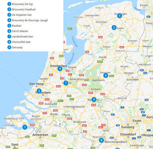 Kadopakket 9 streekbieren Nederland