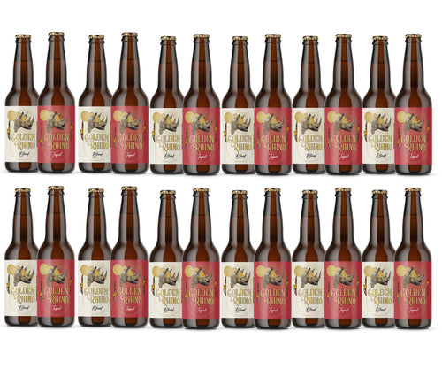 Gold Rhino 24 bieren - Blond/Tripel Bierpakket