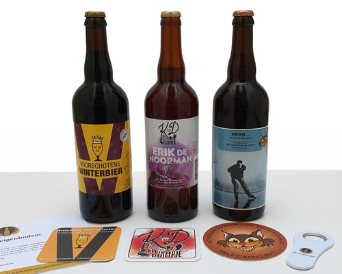 Winterbieren grote flessen bierpakket (75cl)