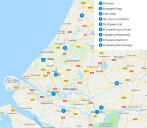 Kadopakket 9 streekbieren Zuid-Holland