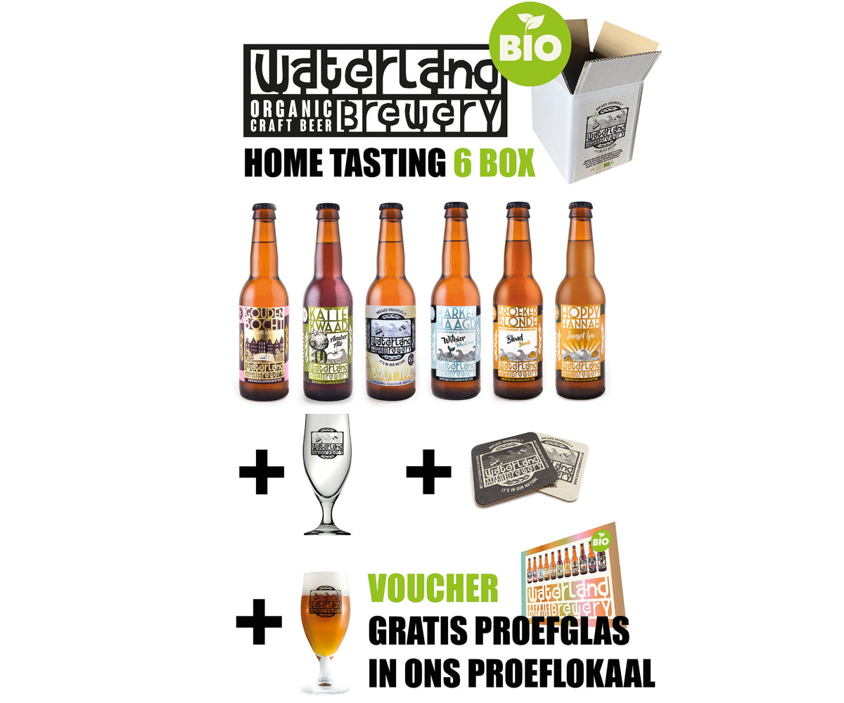 6-pack Home Tasting Waterland Box - Waterland Brewery