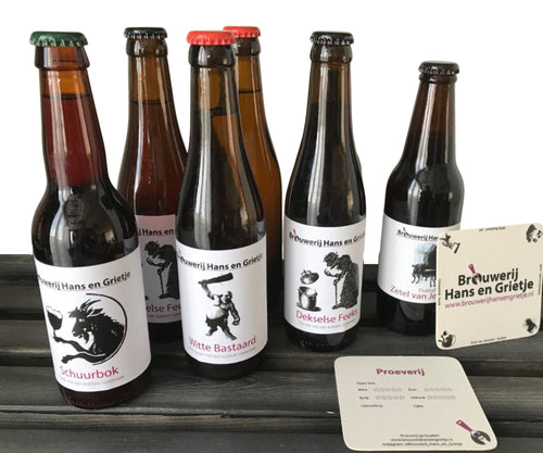 Proeverij 6 bieren - Brouwerij Hans en Grietje
