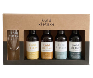 Cadeauverpakking 4 bieren Kald Kletske + glas - Brouwerij Dockum