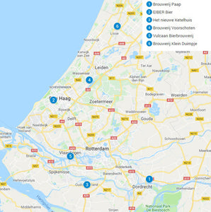 Cadeaupakket 6 streekbieren Zuid-Holland